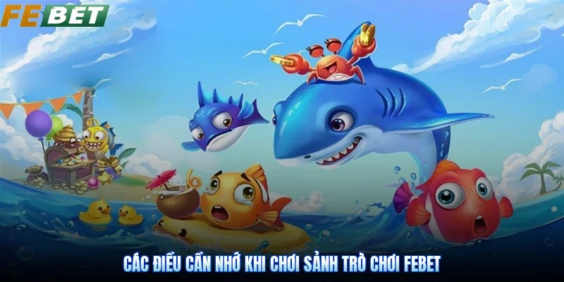 Các điều cần nhớ khi chơi sảnh trò chơi Febet