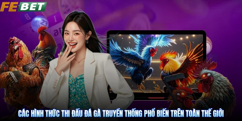 Các hình thức thi đấu đá gà truyền thống phổ biến trên toàn thế giới